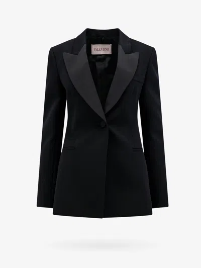 Valentino Woman Blazer Woman Black Blazers E Vests