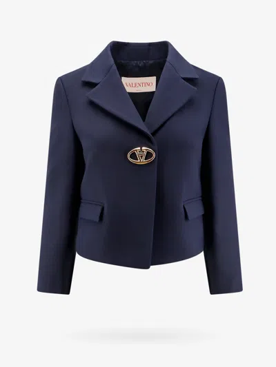 Valentino Woman Blazer Woman Blue Blazers E Vests