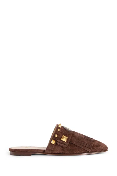 Valentino Garavani Woman Brown Mules