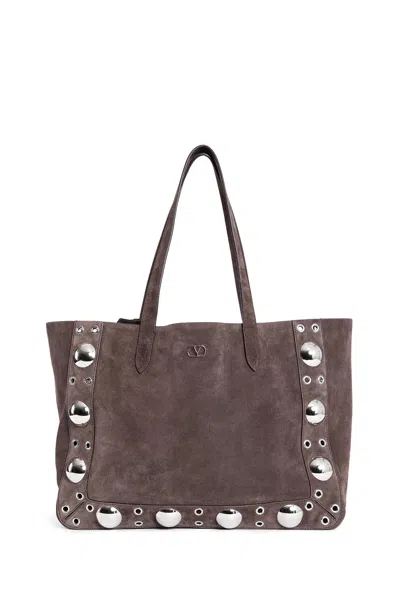 Valentino Garavani Woman Brown Tote Bags