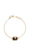 Valentino Enamelled Vlogo Bracelet In Gold