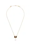 Valentino Ovalette Necklace In Gold