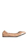 Valentino Garavani Woman Ballet Flats Beige Size 6 Leather In Pink