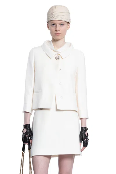VALENTINO WOMAN WHITE JACKETS