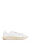 Valentino Royco Leather Sneakers In White