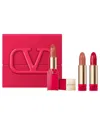 Valentino Women 100r, 107a, 22r Rosso Couture Lipstick Set