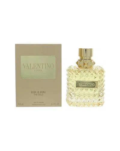 Valentino Women's 3.4oz Born In Roma Gold Edp In Transparent