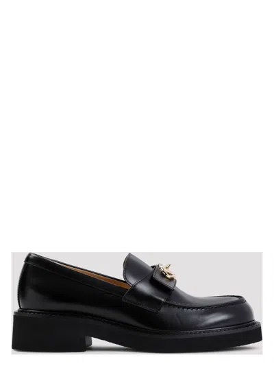 Valentino Garavani Women's 40mm Calfskin Vlogo Locker Loafer In Black