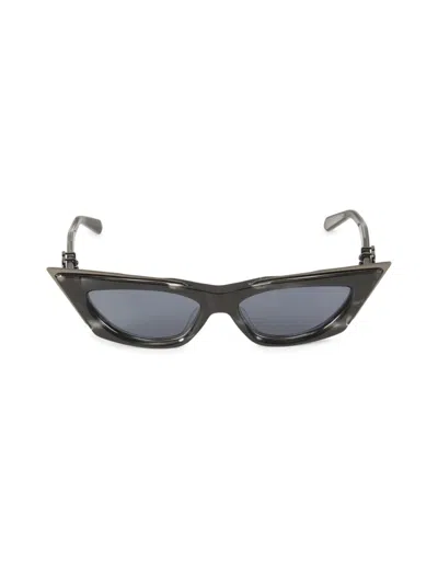 Valentino Women's 55mm Cat-eye Sunglasses In Black