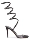 Valentino Elegant High-heeled Versatile Sandal In Black