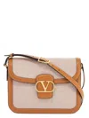 Valentino Women's 9to5 Beige Canvas And Leather Bag
