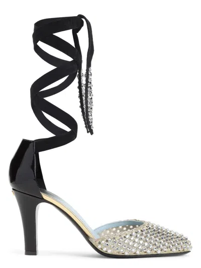 VALENTINO GARAVANI WOMEN'S ANKLE STRAP FOLIAGE PUMPS