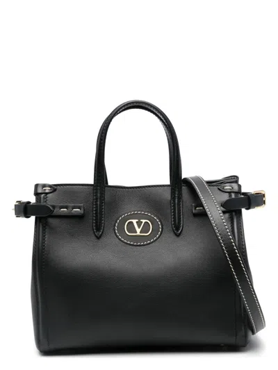 VALENTINO GARAVANI WOMEN'S ANTIBES SMALL LEATHER TOTE BAG