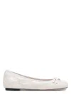 Valentino Garavani Woman Ballet Flats Cream Size 8 Leather In White