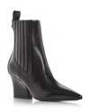 Valentino Vlogo Ankle Boots With Geometric Heel In Black