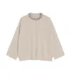 Valentino Women Beige Embroidered Wool Jumper, S Luxury Sweaters & Knitwear For Women Darveys In Neutral