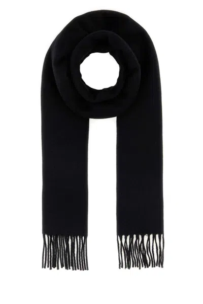 Valentino Garavani Cashmere Scarf 190 Cm X 25 Cm In Black
