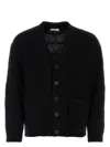 Valentino Garavani Black Wool Cardigan