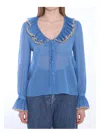 Valentino Garavani Light Georgette Shirt With Plusdepois Print