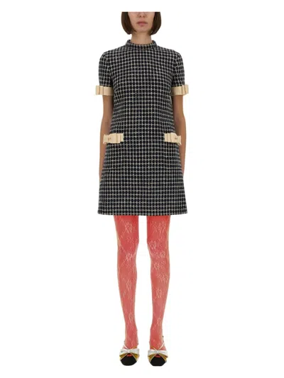 VALENTINO WOMEN'S BOUCLE SHORT DRESS