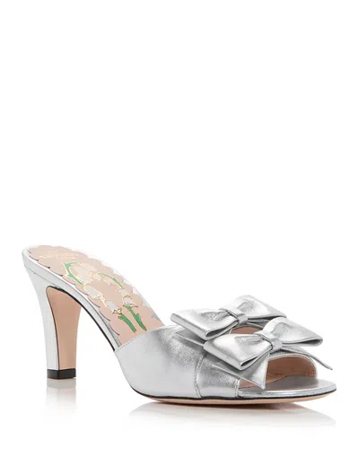 VALENTINO GARAVANI WOMEN'S BOW SLIDE SANDALS