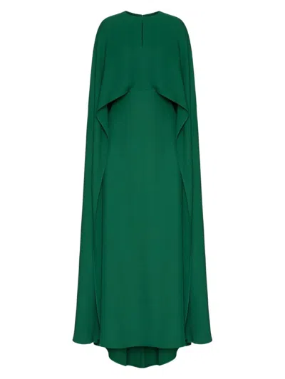 Valentino Women's Cady Couture Long Dress In Ivy