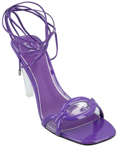 Valentino Garavani Valentino Women's Calfskin Chain Sandal, Never Worn (authentic Pre-loved) In Purple