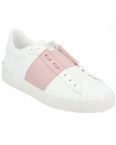 Valentino Garavani Valentino Women's Calfskin Leather Open Sneaker, Never Worn (authentic Pre-  Loved) In White