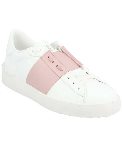 Valentino Garavani Valentino Women's Calfskin Leather Open Sneaker In White
