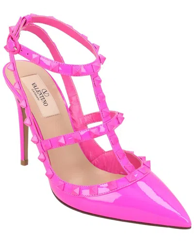 Pre-owned Valentino Garavani Valentino Women's Calfskin Leather Rockstud Caged Pump, Never Worn (authentic  Pre-loved)