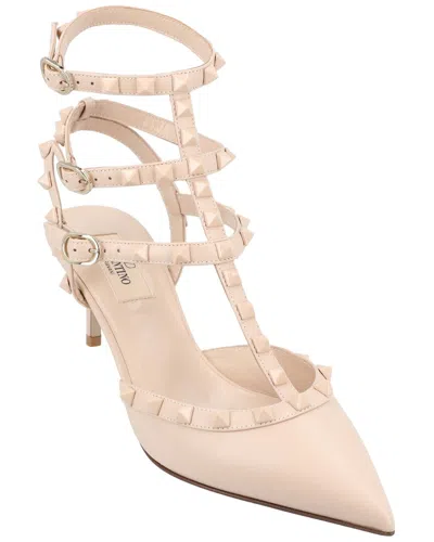 Valentino Garavani Valentino Women's Calfskin Leather Rockstud Pump In Pink