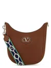Valentino Garavani Caramel Leather Vlogo Signature Shoulder Bag