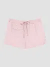 Valentino Check Pattern Shorts In Pink