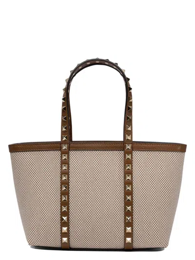 VALENTINO GARAVANI WOMEN'S CHECK PATTERN TOTE BAG