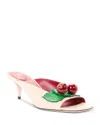 Valentino Garavani Cherryfic Kitten Heel Sandal In Pink