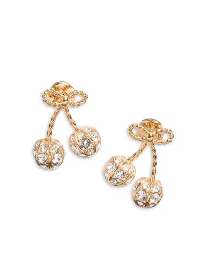 Valentino Garavani Women's Cherryfic Metal And Swarovski Crystal Earrings In Multi