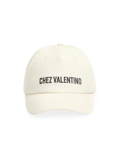 Valentino Garavani Women's Chez Cotton Baseball Cap In Purple