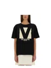 Valentino Garavani Cotton Jersey T-shirt In Black