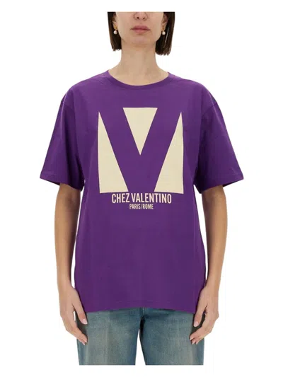 VALENTINO WOMEN'S CHEZPRINT TSHIRT