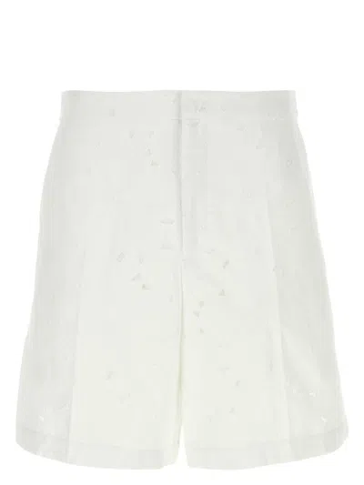 VALENTINO WOMEN'S COTTON BLEND BERMUDA SHORTS