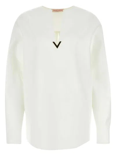 VALENTINO WOMEN'S COTTON BLEND BLOUSE TOP
