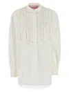 Valentino Blouse Cotton Blend Long Sleeves
