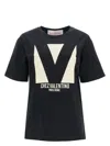 Valentino Cotton Crew Neck T-shirt Drop Shoulder