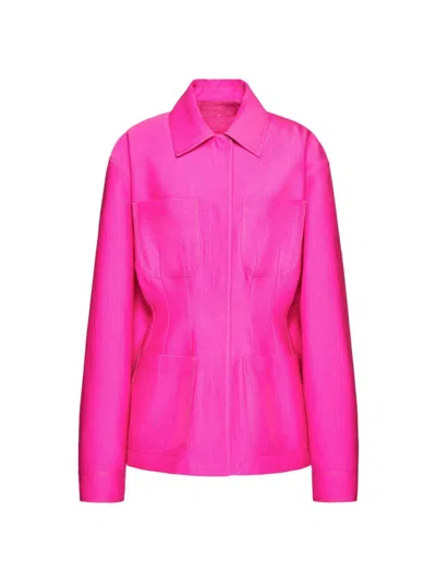 Valentino Women's Couture Peacoat In Pink