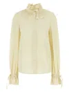 Valentino Garavani Cream Crepe Shirt