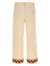 Valentino Garavani Cream Wool Pant
