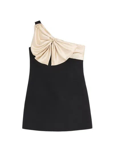 Valentino Women's Crepe Couture Short Dress In Multi