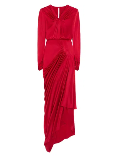 Valentino Women's Crepe Satin Gown In Paris