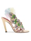 Valentino Garavani Dans Le Foyer Embellished Slingback Sandals In Pink