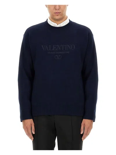 VALENTINO WOMEN'S DARK WOOL SWEATER